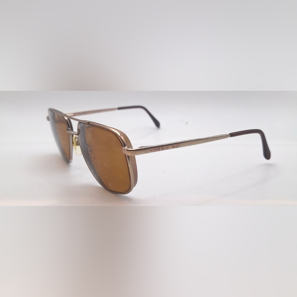 Monsieur Dan Silver Bronze Pilot Sunglasses Frames Only